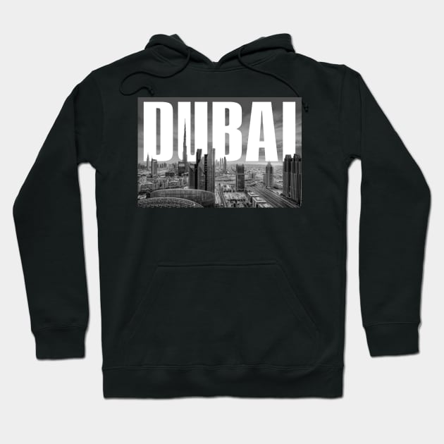 Dubai Cityscape Hoodie by PLAYDIGITAL2020